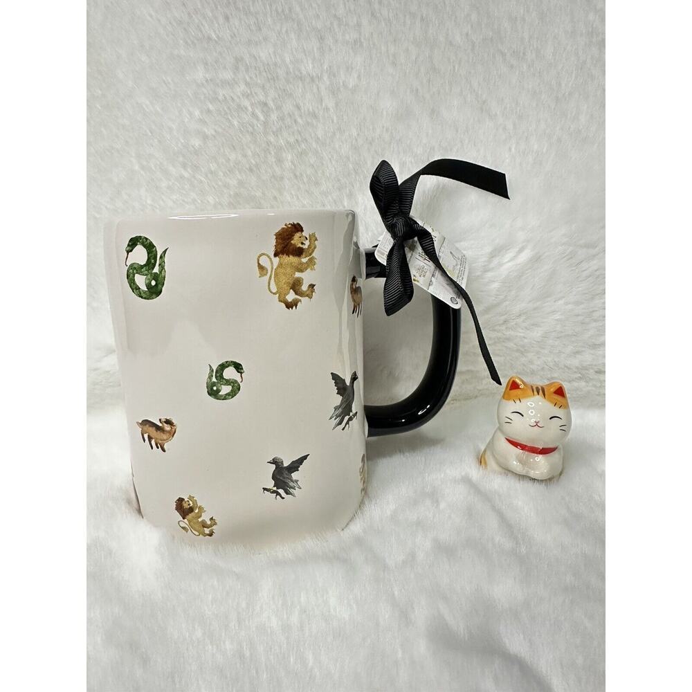 Rae Dunn Harry Potter Hogwarts Mug Four‎ Houses Gryffindor Slytherin